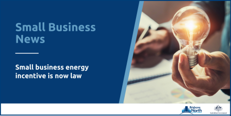 Small Business News: Small business energy incentive is now law